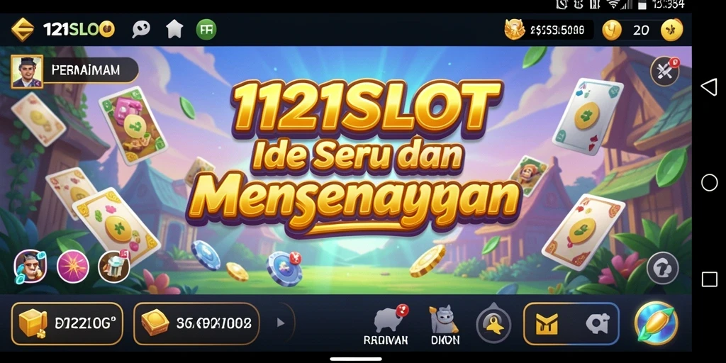 Tampilan gameplay 1121SLOT yang menarik dan menghibur.