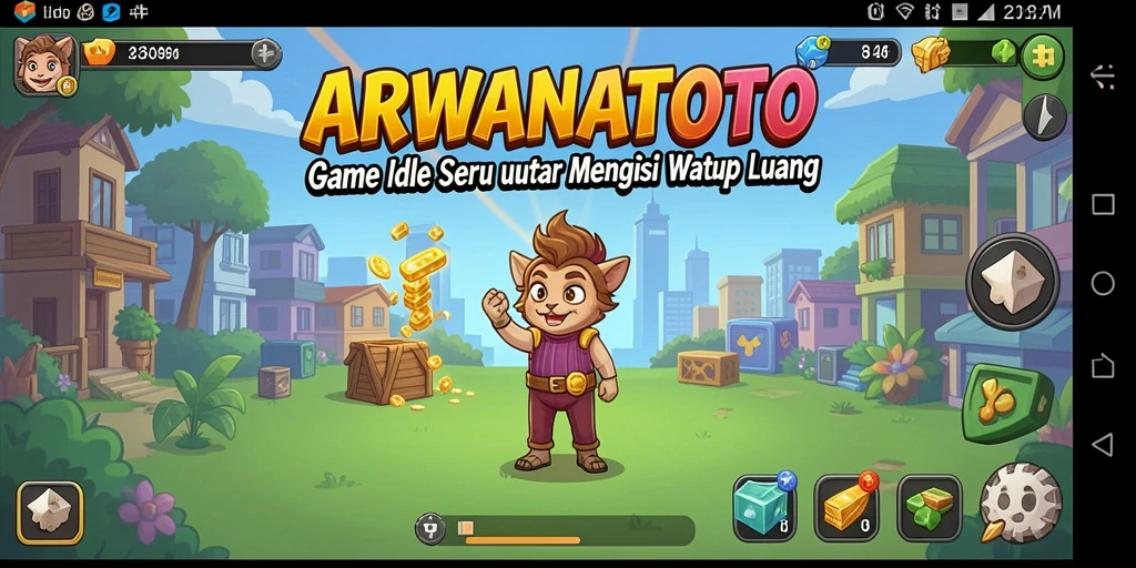 Tampilan gameplay seru dalam ARWANATOTO yang memikat.