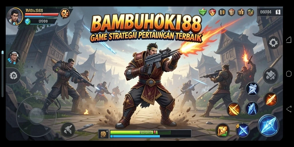 Tampilan gameplay seru dalam <strong>BAMBUHOKI88</strong> dengan strategi yang dinamis.