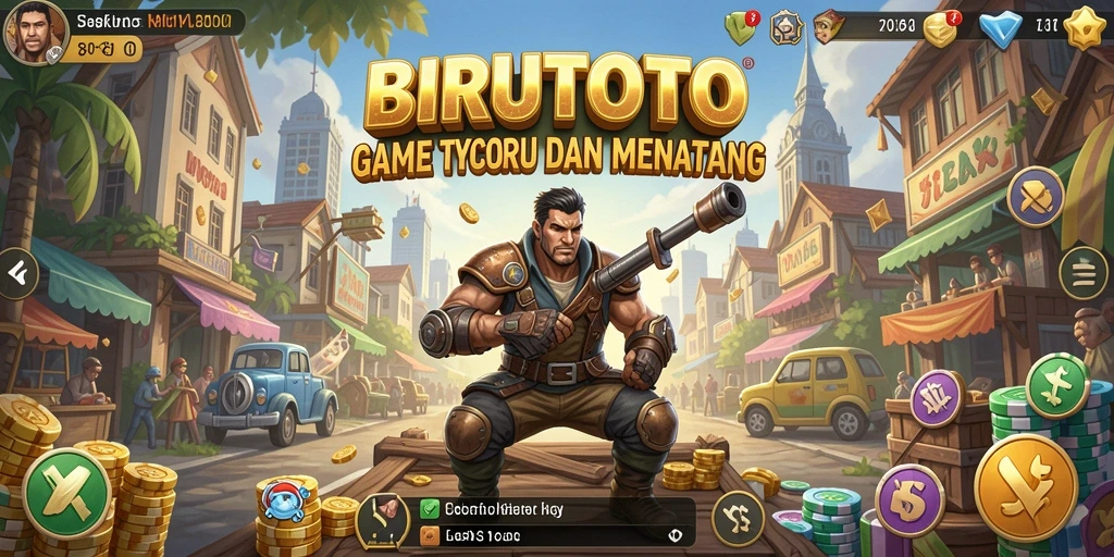 Tampilan gameplay BIRUTOTO yang seru dan menantang.