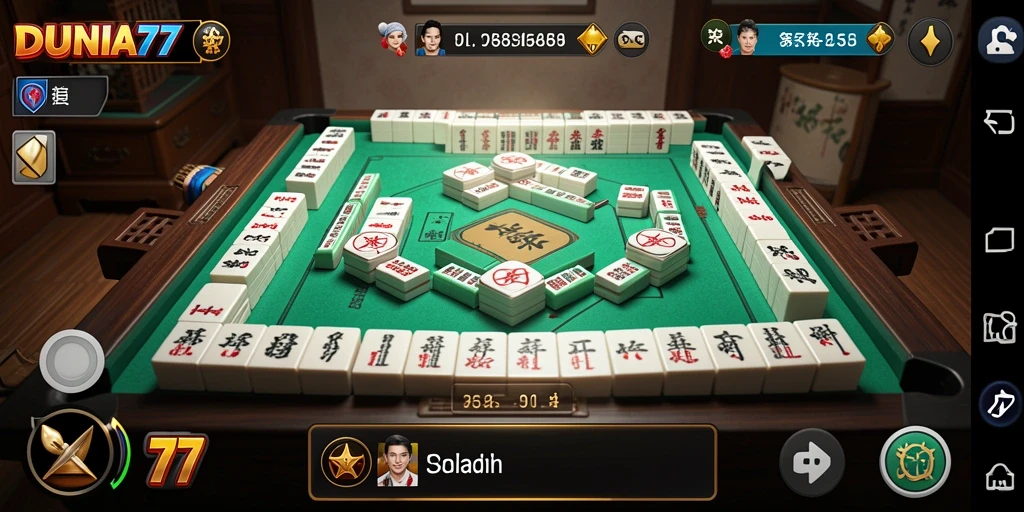 Tampilan gameplay DUNIA77 yang menarik dan penuh tantangan.