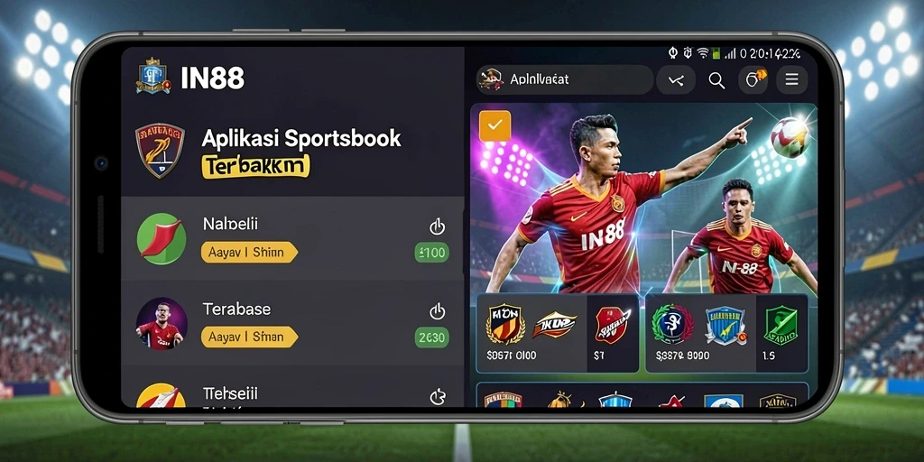 Tampilan gameplay IN88 saat pengguna melakukan taruhan olahraga.