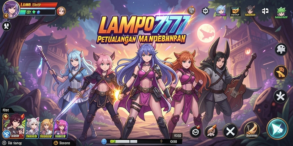 Screenshot gameplay menampilkan karakter utama dalam aksi petualangan yang seru.