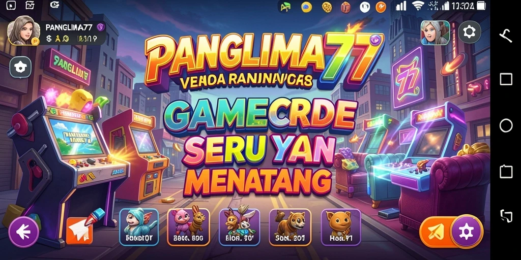 Tampilan gameplay seru dari PANGLIMA77 dengan tingkat kesulitan bervariasi.