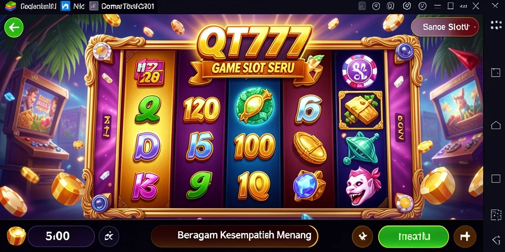 Tampilan gameplay slot yang seru di QT777.