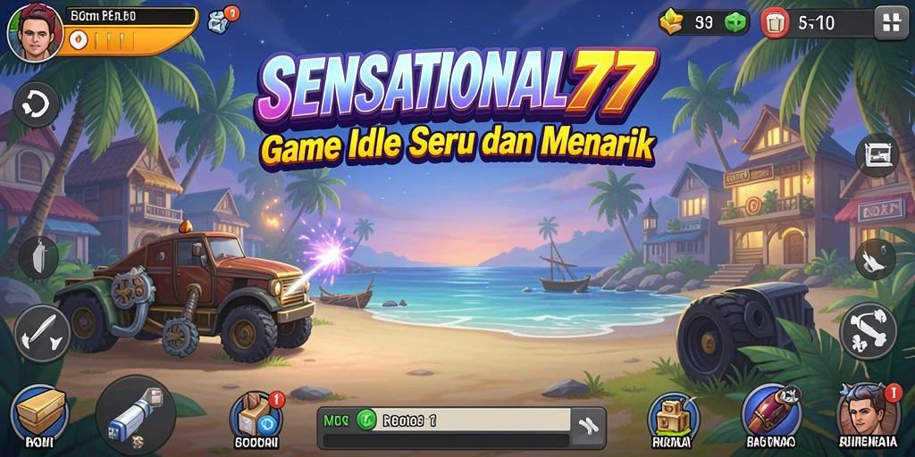 Tampilan gameplay SENSATIONAL77 yang menarik dan interaktif.